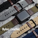 【6/11まで300円OFFクーポン】アップルウォッチ バンド ベルト レザー ナイロン apple watch 7,6,SE,5,4,3,2,1 38mm 4...