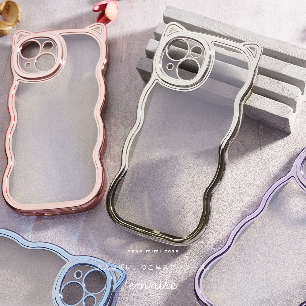 【※先着100枚※ 3/4限定全品半額クーポン】猫耳 ネコ ミミ 推し活 iPhone16 iPhone15 ケース クリア iPhone14 ケース iPhone13 ケース クリアケース iPhone12 ケース 透明 薄型 韓国 かわいい 人気 猫 キャット 耳