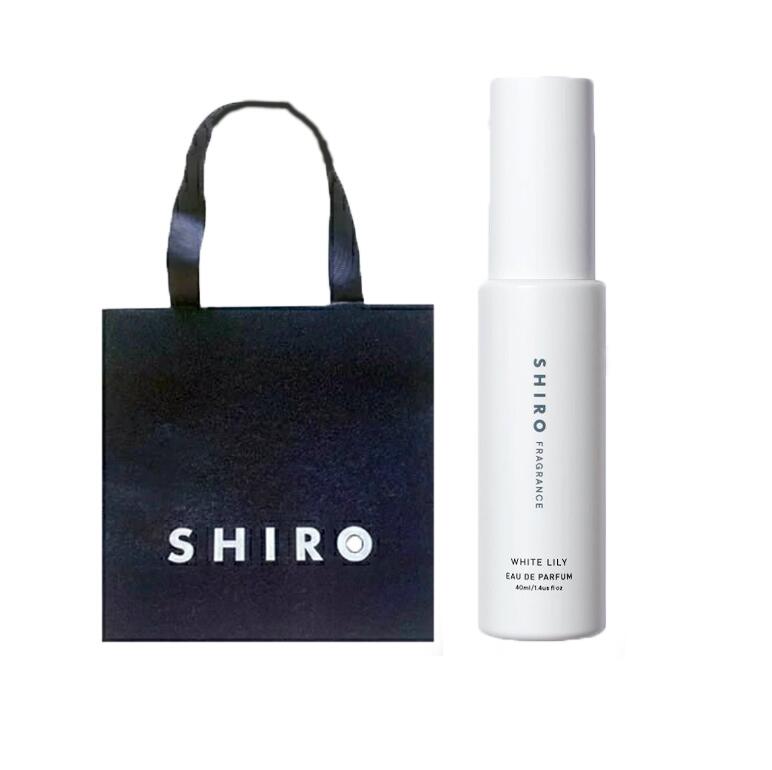 シロ オードパルファン 【SHIROショッパー付き】SHIRO　ホワイトリリー　WHITE LILY　オードパルファン　香水 40ml 【箱なし】【送料無料】【ネコポス便】　＊配達指定不可　プレゼント　母の日　クリスマス　誕生日