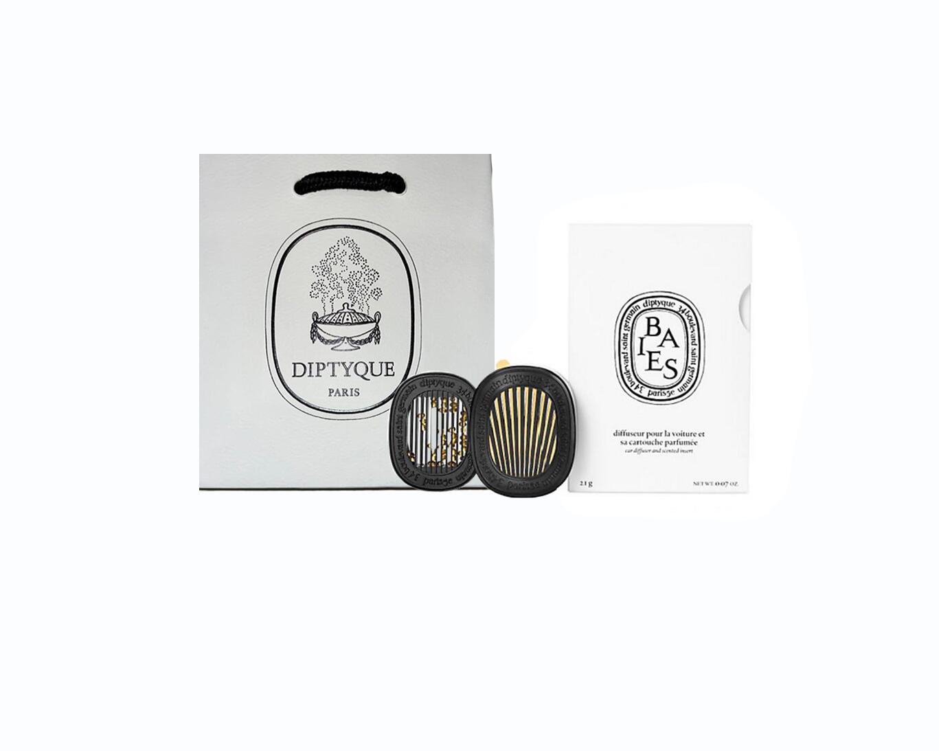 diptyque ディプティック　車エアコン用　カーディフューザー セット ベ　BAISE【ディプティックショッパー付き】【ラッピング済み】