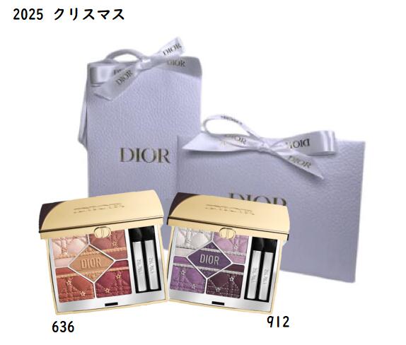 【ラッピング済】DIOR ディオール 全2種(912・636)ディオールショウ サンク クルール 10月31日より順次発送 2025クリスマスコフレ 限定 ギフ...