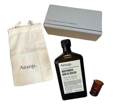 【BOX入り】イソップ Aesop マウスウォッシュ MOUTHWASH 500ml【ビーカー付き】 【巾着付き】父の日 母の日 クリスマス プレゼント ブラッ...