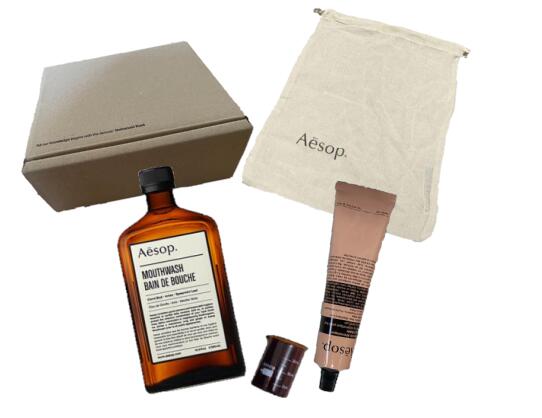 【BOX入り】イソップ Aesop マウスウォッシュ&アンドラム アロマティック ハンドバーム【ビーカー付き】 【巾着付き】父の日 母の日 クリスマス プレゼン...