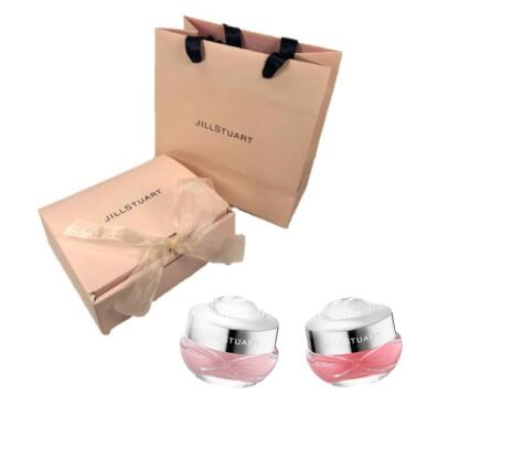 【ギフトBOXセット】ジルスチュアート　JILL STUART　ホワイトフローラル　リップマスク　＆　ラシャスベリー　リップマスク　各7g 【ショッパー付き】　ギフト　プレゼント　彼女　家族　クリスマス　コフレ　お祝い　お誕生日