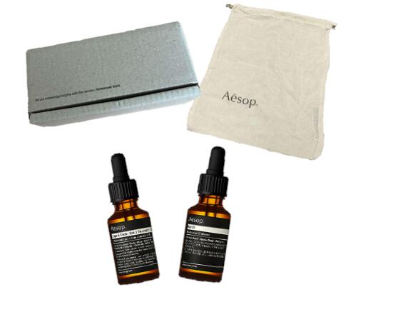 【BOX入り】イソップ Aesop ヘアオイル 25ml & シダーウッド スカルプ トリートメント 25ml【巾着付き】父の日 母の日 クリスマス プレゼント...