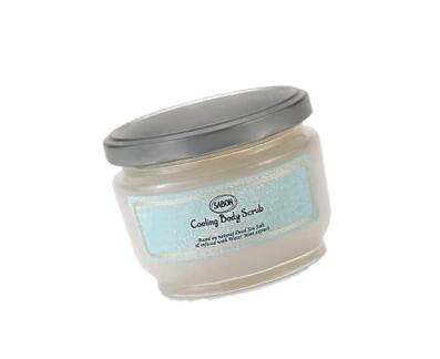 【限定】サボン 　SABON　ボディスクラブ 320g 　スプーン付　夏限定　Minty Spark Limited Collectionのサムネイル