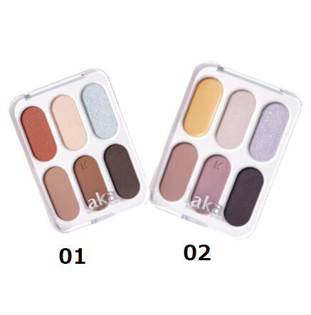 ラカ　Laka 選べる2色　フォーエバー6アイパレット　【送料無料】【ネコポス便】