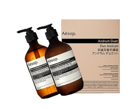 イソップ ハンドソープ イソップ　AESOP　アンドラム　デュエット （アンドラム アロマティック ハンドウォッシュ・ハンドバーム　各500ml）【巾着付き】