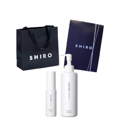 【ギフト】 SHIRO 　ホワイトリリー ヘアオイル　+　ホワイトリリー　ボディミルク　 　プレゼント　母の日　クリスマス　誕生日　父の日