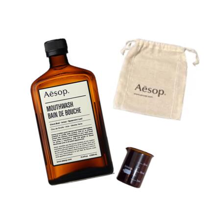 イソップ Aesop マウスウォッシュ MOUTHWASH 500ml【ビーカー付き】 【巾着付き】父の日 母の日 クリスマンス プレゼント ブラックフライデー お誕生日 お祝い