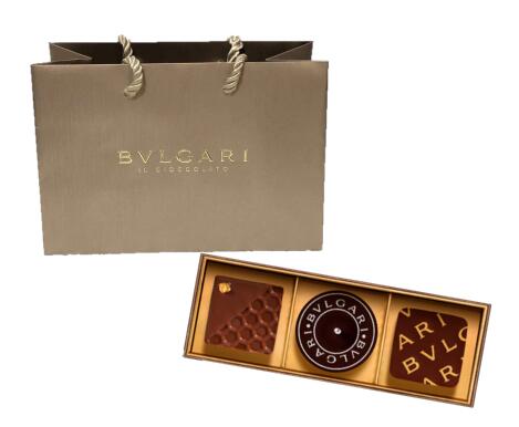 楽天EMPORIOブルガリ チョコレート 　3個入　チョコレート ジェムズ 　BVLGARI IL CIOCCOLAT　バレンタインデー　ホワイトデー【夏季冷蔵便】【ショッパー付】母の日　父の日　クリスマス　プレゼント　ギフト　お中元