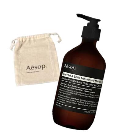 イソップ　Aesop　ヘアー　スカルプ　モイスチャー　マスク　500ml【巾着付き】　母の日　父の日　プレゼント　ギフト　クリスマンス　ブラックフライデー