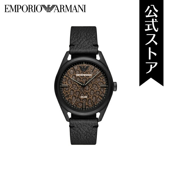 楽天EMPORIO ARMANI ウォッチ公式エンポリオ アルマーニ 腕時計 アナログ クオーツ メンズ ブラック レザー AR11580 2024 春