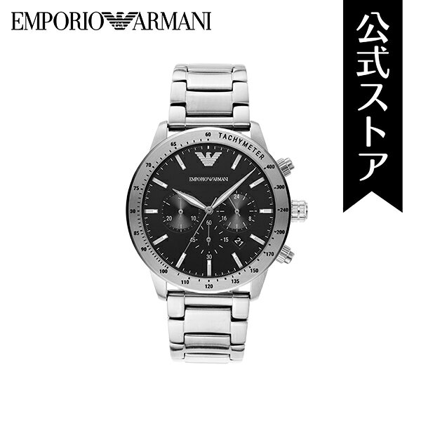 エンポリオ・アルマーニ 腕時計（メンズ） エンポリオ アルマーニ 腕時計 アナログ クォーツ メンズ シルバー ステンレススチール AR11241 Emporio Armani 2019 秋 公式