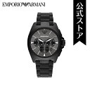 エンポリオ・アルマーニ 腕時計（メンズ） エンポリオ アルマーニ 腕時計 アナログ ブラック メンズ EMPORIO ARMANI 時計 AR11412 NICOLA 公式 ブランド ビジネス 防水 誕生日 クリスマス プレゼント 記念日 ギフト