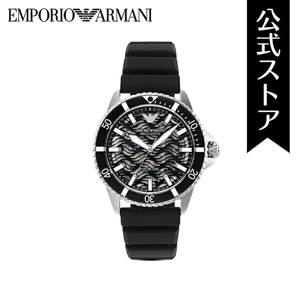 エンポリオ・アルマーニ 腕時計（メンズ） 【30%OFF】エンポリオ アルマーニ 腕時計 アナログ クォーツ メンズ ブラック シリコン AR60062 2022 秋 EMPORIO ARMANI公式