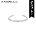 エンポリオ アルマーニ アクセサリー ブレスレット メンズ シルバー ステンレススチール KEY BASICS EGS3039040 2023 秋 EMPORIO ARMANI 公式