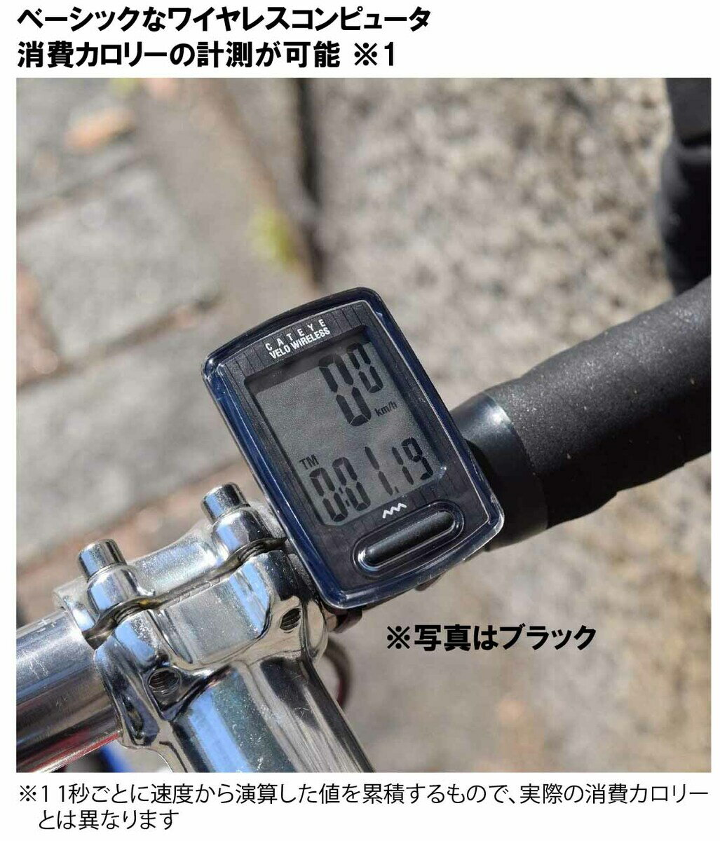 キャットアイ CAT EYE サイクル コンピュータ スピードメータ 自転車 VELO WIRELES...