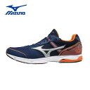 送料込みミズノ mizuno ウエーブエンペラー3ワイド 03：ネイビー×シルバーJ1GA1877 メンズ　ランニングシューズ