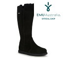 【公式】EMU Australia エミュ Moonta 防水 シープスキン ムートン 靴 ブーツ サイドジップ サイドファスナー 天然ウール 革 雨 雨の日 雪 対策 防寒 保温 ロング レディース 秋冬 秋 冬 公式 正規 通販 ボア ファー 送料無料