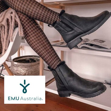 【公式】EMU Australia エミュ Pioneer Leather 防水 メリノウール 靴 ブーツ サイドゴア 天然 ウール 革 レザー 雨 雨の日 雪 対策 防寒 保温 ショート ミドル レディース メンズ 秋冬 秋 冬 公式 正規 通販 ボア ファー 通勤 送料無料