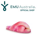 エミュー スリッパ・ルームシューズ 【公式】EMU Australia エミュ Mayberry Tie Dye シープスキン ムートン サンダル スリッパ ファーサンダル ルームシューズ ムートンサンダル 天然 ウール タイダイ フラットレディース メンズ 公式 正規 通販 ボア ファー 送料無料