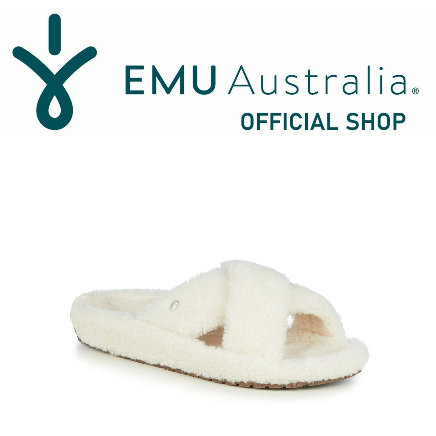 EMU Australia エミュ Geelong ウール サンダル スリッパ ファーサンダル ルームシューズ フラット レディース メンズ 春 夏 秋 冬 ボア ファー コンフォート つっかけ フラット ぺたんこ 公式 正規 通販 送料無料