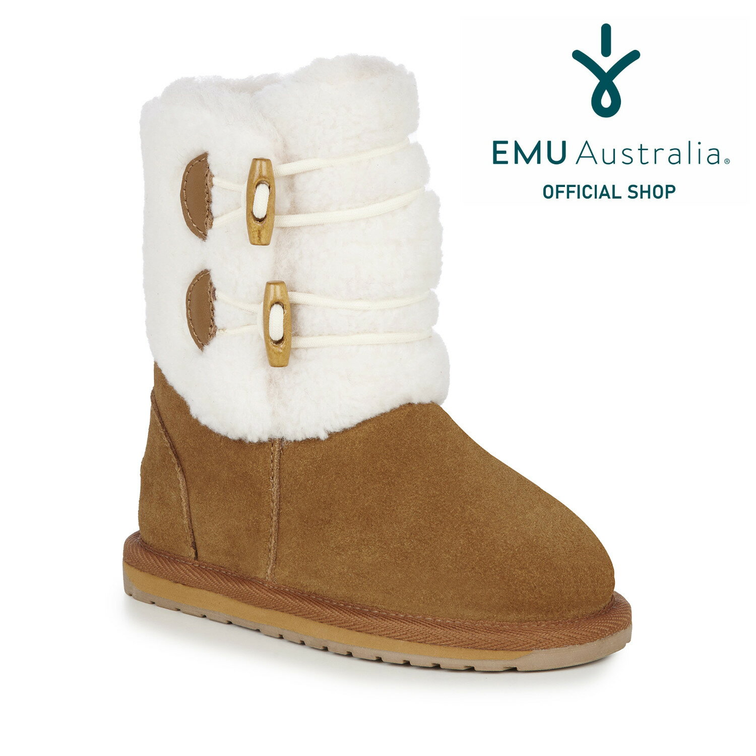 【公式】EMU Australia エミュ Burnet ブーツ キッズブーツ メリノウール キッズ 送料無料