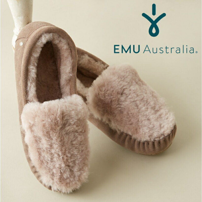 30%OFF【公式】EMU Australia エミュ Cairns Reverse fur シープスキン ムートン 靴 モカシン ローファー 天然 ウール 内ボア 革 防寒 保温 フラット レディース 秋冬 秋 冬 公式 正規 通販 定番 人気 ボア ファー 送料無料