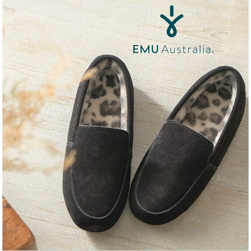 【公式】EMU Australia エミュ Crossley Animal 2.0 シープスキン ムートン 靴 モカシン ローファー 天然 ウール 内…