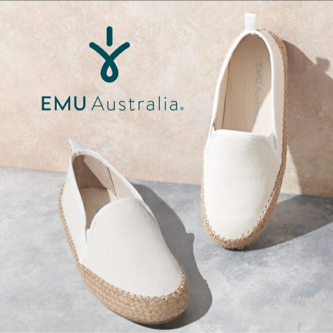 【公式】EMU Australia エミュ Gum Organic エスパドリーユ レディース スリッポン フラットシューズ デッキシューズ…