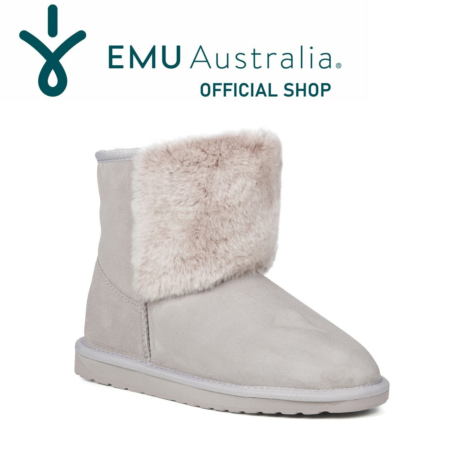 エミュー 【公式】EMU Australia エミュ Atkinson Frost 撥水 シープスキン ムートン 靴 ブーツ 天然 革 防寒 保温 ショート レディース 秋冬 秋 冬 公式 正規 通販 ボア ファー 送料無料