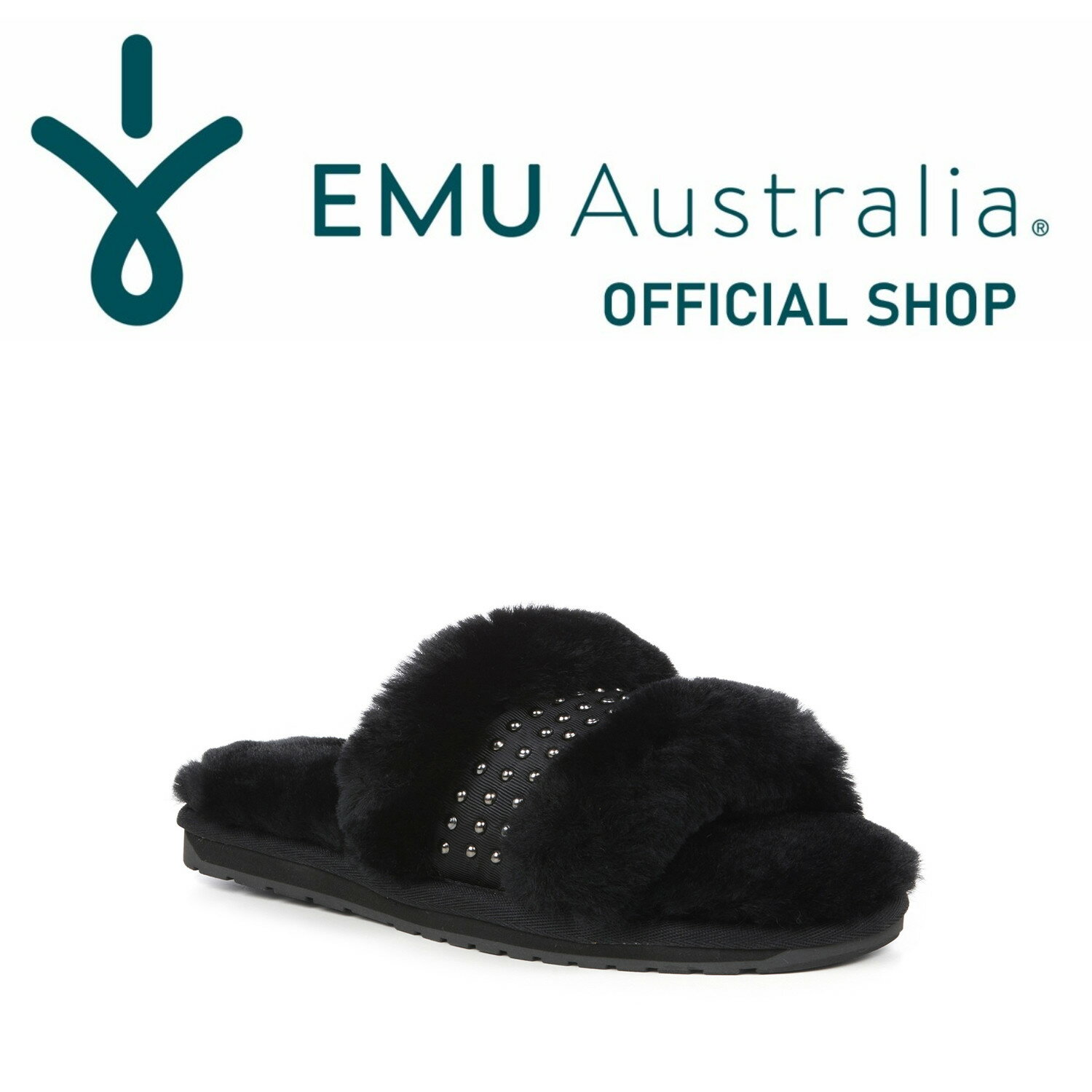 EMU Australia エミュ Ivy シープスキン ムートン サンダル スリッパ ファーサンダル ルームシューズ ムートンサンダル 天然 フラット レディース 秋冬 秋 冬公式 正規 通販 定番 人気 ボア ファ ー送料無料