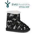 【公式】EMU Australia エミュ Toddle Reflective Dino メリノウール 天然 ウール ベビーブーツ 防寒 保温 女の子 男の子 子供 新生児 赤ちゃん 幼稚園 ブーツ ファーストシューズ ベビーシューズ ボア ファー かわいい 出産祝い 送料無料