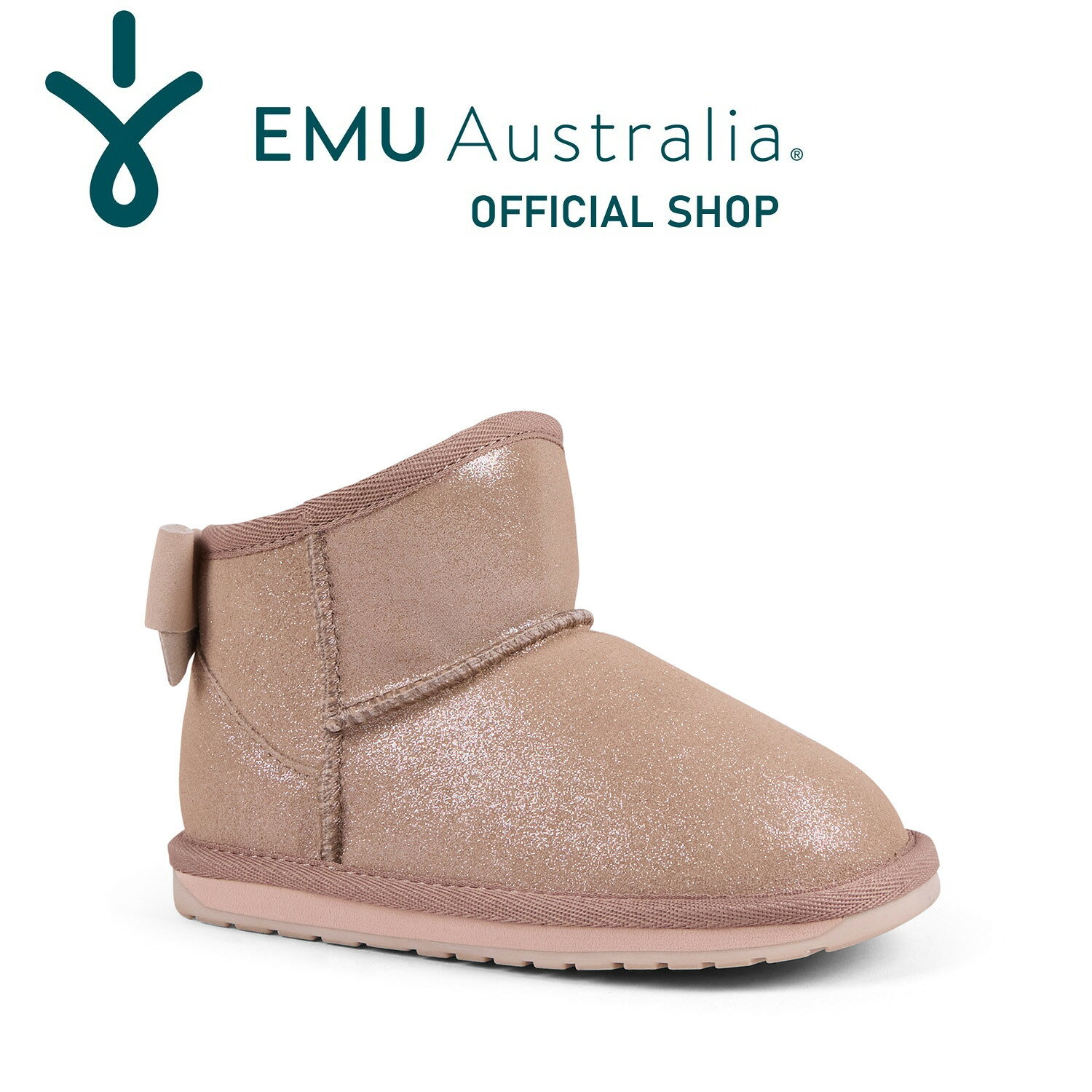 楽天EMU Australia公式ショップ【公式】EMU Australia エミュ Rigel Shine Kids ブーツ キッズブーツ メリノウール キッズ 子供靴 女の子 小学生 幼稚園 KIDS 冬 雪 歩きやすい かわいい ファー もこもこ おしゃれ 送料無料