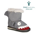 【公式】EMU Australia エミュ Shark Walker メリノウール ベビーブーツ 天然 ウール 防寒 保温 女の子 男の子 子供 新生児 赤ちゃん 幼稚園 ブーツ ファーストシューズ ベビーシューズ ボア ファー かわいい 出産祝い 送料無料