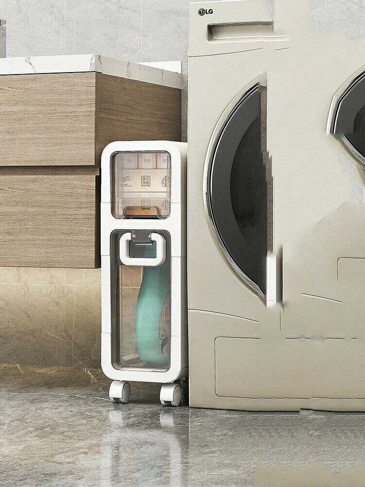 軽量高級バスルームサンドイッチキャビネット収納ラック狭い隙間収納キャビネット設置不要のトイレバス..