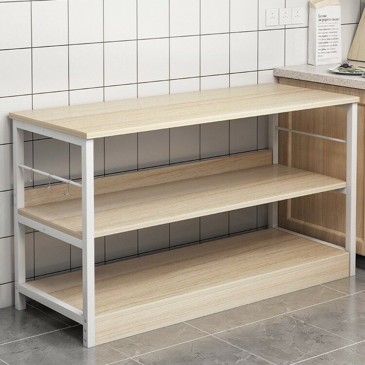 キッチンラック野菜カッティングテーブル食器棚キャビネットストレージ収納キャビネットストーブスタン..