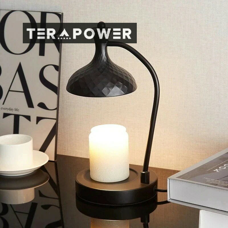 キャンドルウォーマーアイアンアロマセラピーワックスランプアロマセラピーエッセンシャルオイルメルト..