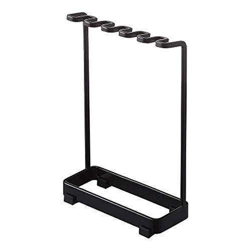 シンプルな曲面歯ブラシ収納ラック電動歯ブラシカミソリ収納ラックブラック