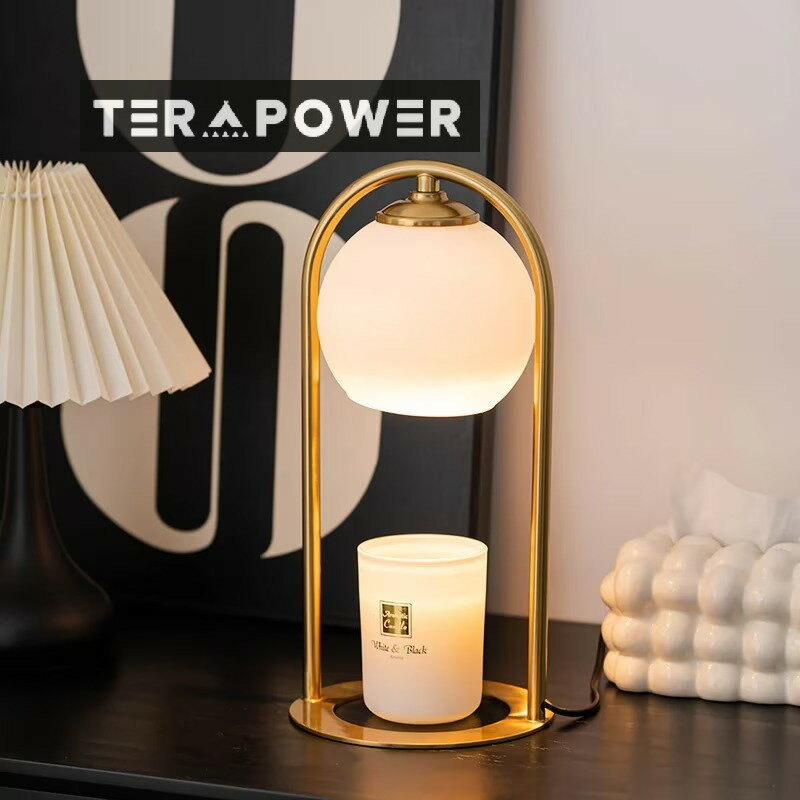 キャンドルウォーマーガーデンキャンドルキャンドルランプシンプルなアロマセラピーキャンドルワックスランプナイトライト寝室装飾テーブルランプアロマキャンドルアロマ