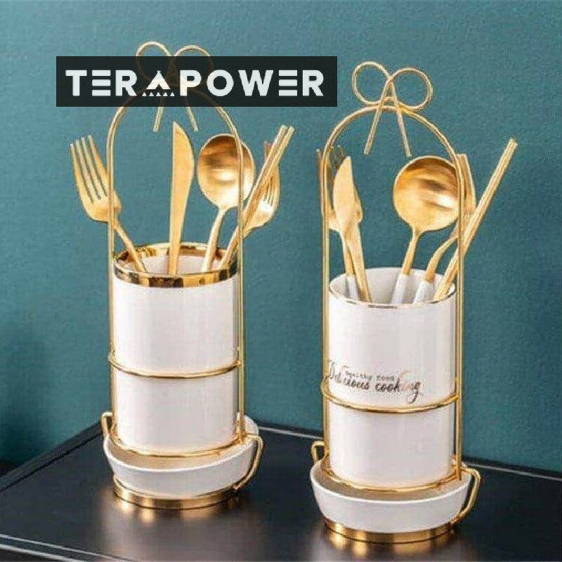 韓国ファッション ライトラグジュアリー セラミック 箸ブ 家庭用 食器 スプーン 収納ボックス