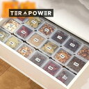 家庭用 台所 香料 調味料 クリア 収納 ボックス シナモン 八角 干しとうがらし サンショウ 服を分け 預かり物 収納ケース(3)