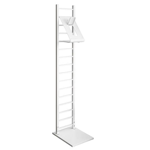 ヘルメットディスプレイスタンド GALEA（ガレア） ホワイト ヘルメットフック1個付き