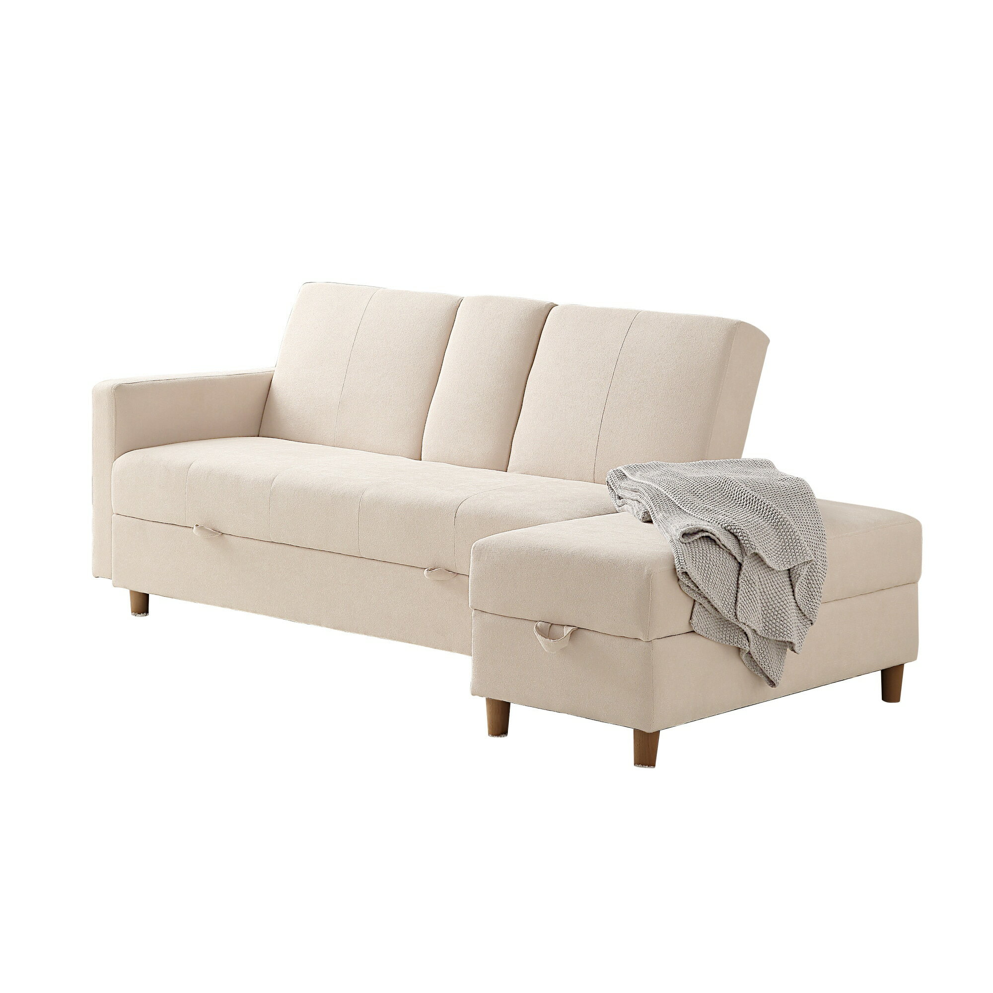 ソファー 3人掛け ソファ 多機能ソファベッド 収納機能 引き出し オットマン おしゃれ コーナーソファー コーナー