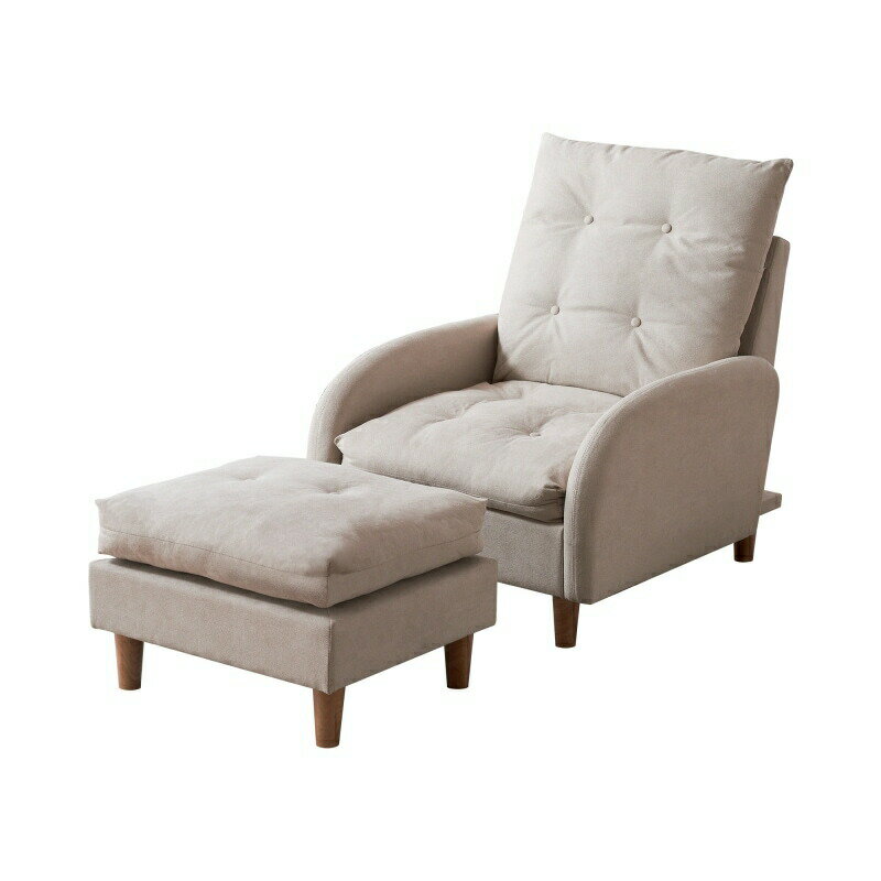 1人掛けソファー 一人用 肘付き ソファベッド ハイバック リクライニング カウチ 高座椅子 ルームチェア リクライニングチェア オットマン付き 天然木脚 低反発 コンパクト 一人暮らし 新生活 取り