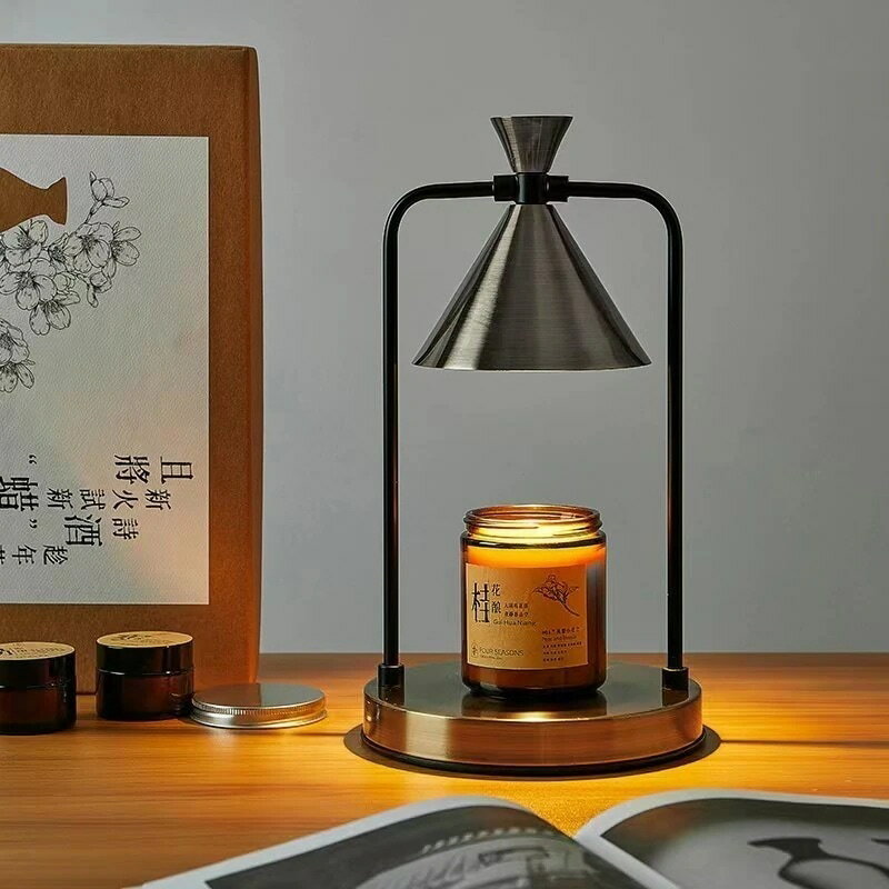 キャンドルウォーマーフォーシーズンズ 火のない香りのキャンドル 溶けたワックスランプ 煙の出ない寝室 長持ちする新鮮な香り 睡眠のための新しいギフト