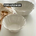 ポジタータ 和風白椿型 純白陶器サラダ フルーツラーメン レース丼(3)