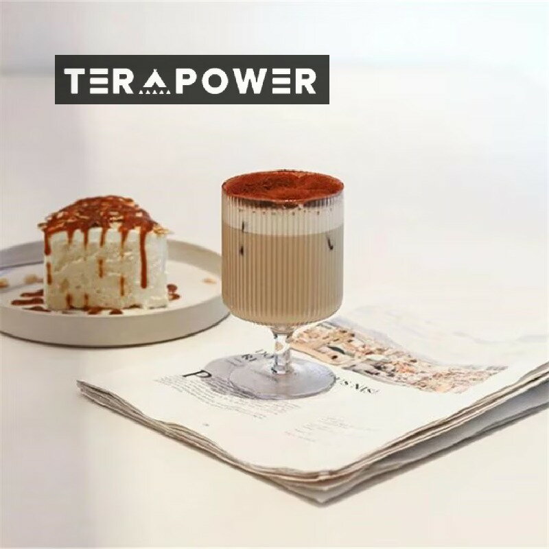 スタイル ヨーグルトカップ アイスクリームカップ コーヒーカップ ストライプ ガラス 大人気