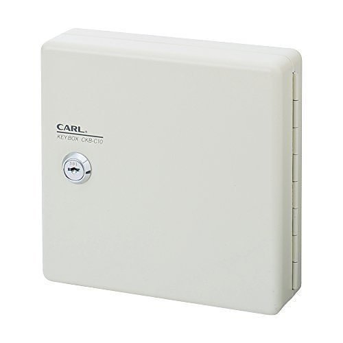 カール事務器（まとめ買い）キーボックス（コンパクトタイプ） 10個吊 CKB-C10-I [x3]